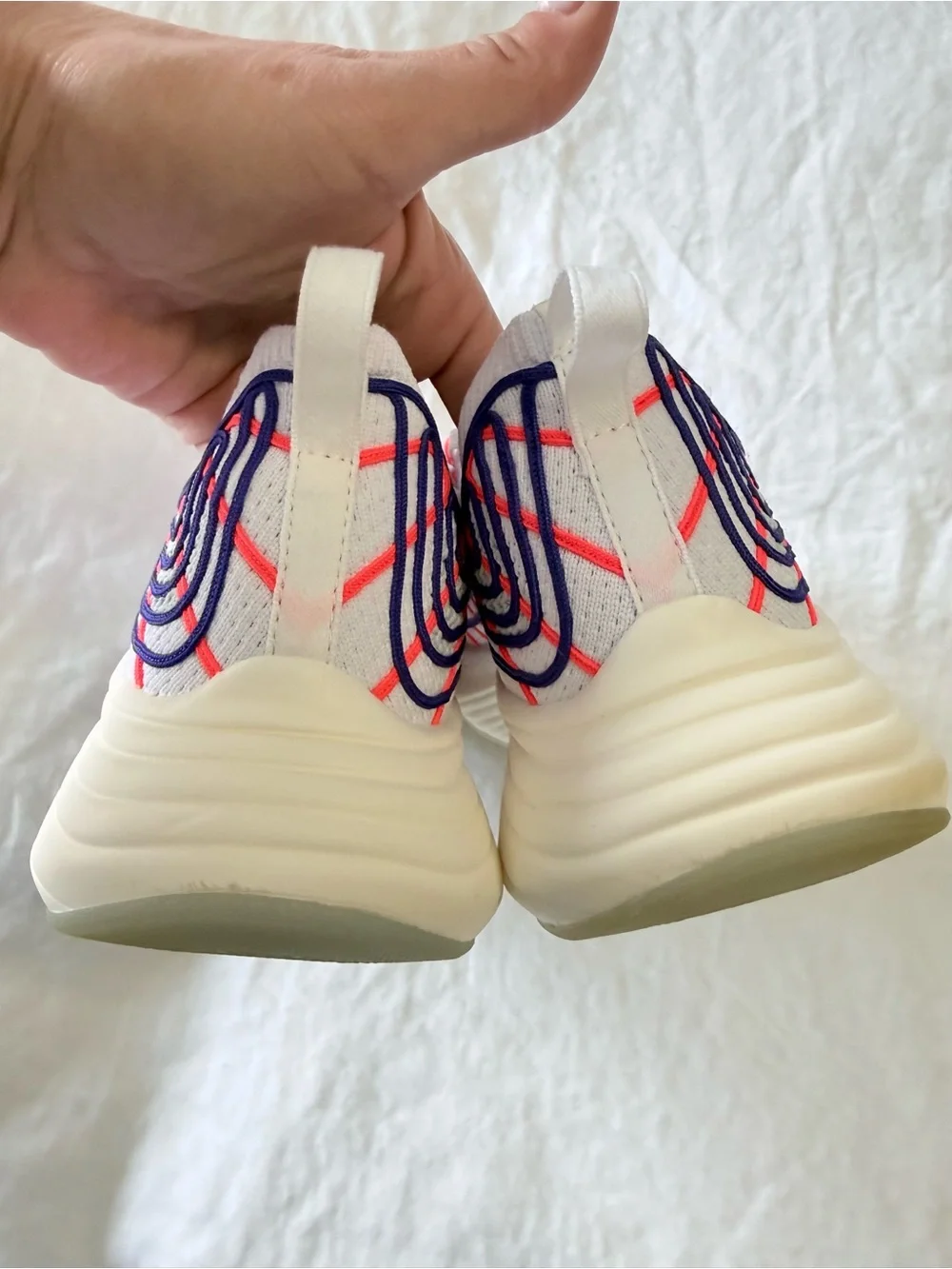 APL Women’s White Blue Pink Knit Sneakers